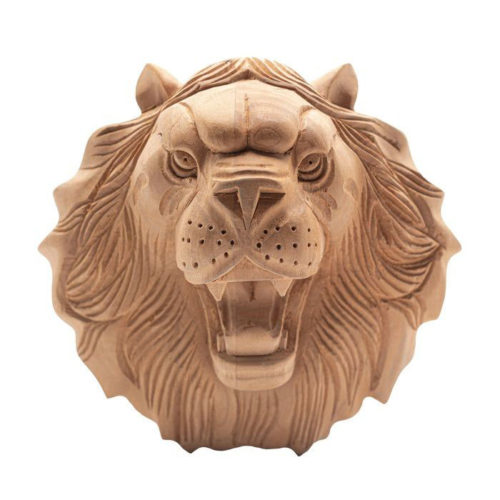 lion wood rosette