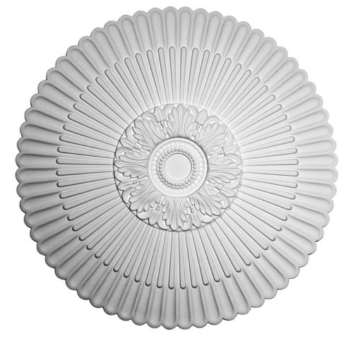 Floral Rush Ceiling Medallion - large