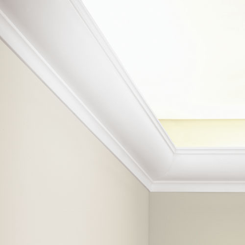 modern crown molding for indirect lighting available at InvitingHome.com