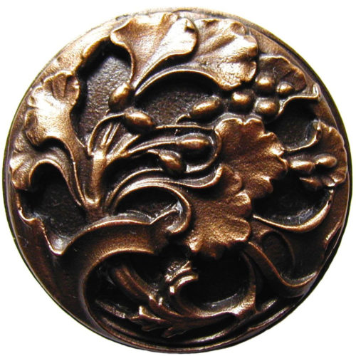The Florid-Leaves knobs are reminiscent of the Ginkgo plant with the Ginkgo berries. Ginkgo is believed to be a great source of energy, and that is what the knobs themselves portray