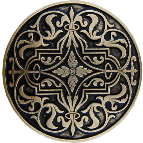 The Renaissance knobs are delicate-looking design that has a very bold shape to it.