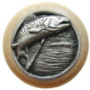 Leaping-Trout Natural Wood Knobs
