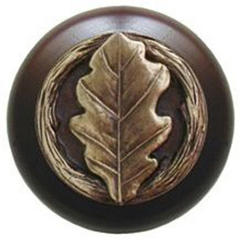 Oak-Leaf Walnut Knobs