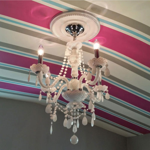Ceiling medallions are manufactured from high-density furniture grade polyurethane and are water and heat resistant impervious to insect infestation and odor-free.