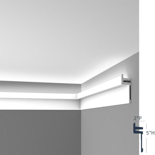 molding for indirect lighting