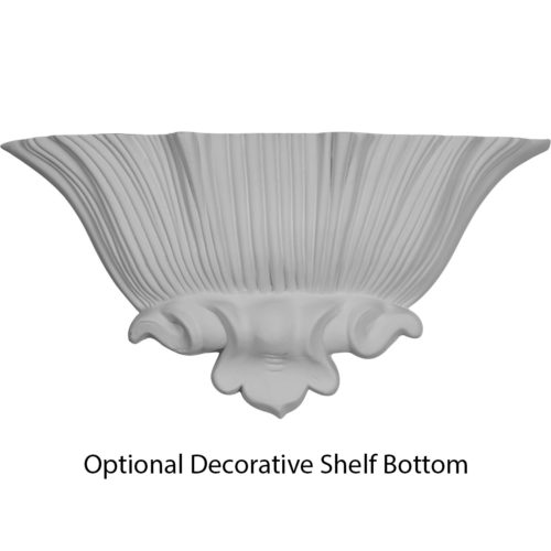Optional Decorative Shelf Bottom