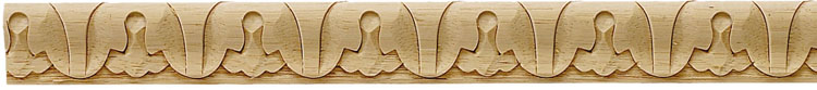 Sterling Carved Wood Molding - 2-3/8"H
