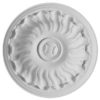Abilene ceiling medallion is classic reproduction of historical designs.