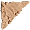 Raleigh wood plaques are carved in a deep relief with leaf and berries motif. These plaques are hand carved by skilled craftsman from premium selected hardwood
