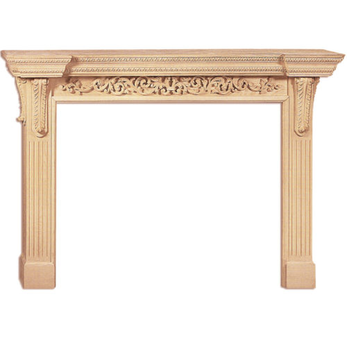 Classic gracious design of the Sacramento fireplace mantels speaks gently of understated elegance and undeniable refinement