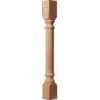 Fluted kitchen island legs are hand-carved from premium selected hardwood: