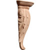 Providence corbels have an acanthus leave design with rope accents