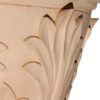 Dixon hardwood corner-brackets crafted with traditional rising leaf motif
