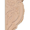 Extra large Tennessee corbels have beautiful carved in a deep with relief rose and leaves motif