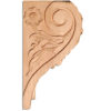 Monroe corbels have a beautiful carved in a deep relief rose and leaves design, corbels carved with curves in a classic scrolls design