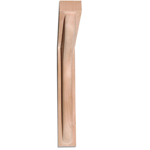 Wilton wood brackets are hand-carved from premium selected hardwood and are triple-sanded