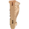 Ormond bracket is hand-carved from premium selected birch wood or maple hardwood and is triple-sanded