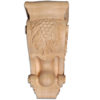 Santa-Clara corbels have beautiful carved in a deep relief grape clusters and leaf motif