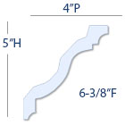 California molding profile dimensions