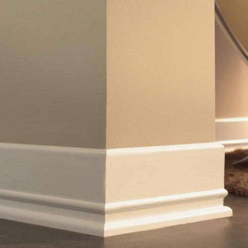 interior with modern baseboard