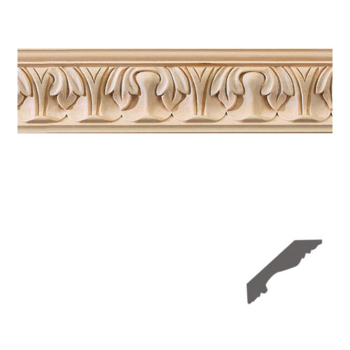 Quality carved wood crown molding