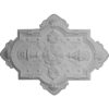 Twilight decorative medallion for ceiling is molded in deep relief design to achieve the highest degree of quality and details.