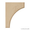 Enjoy the warmth and beauty of the simple wood bracket.